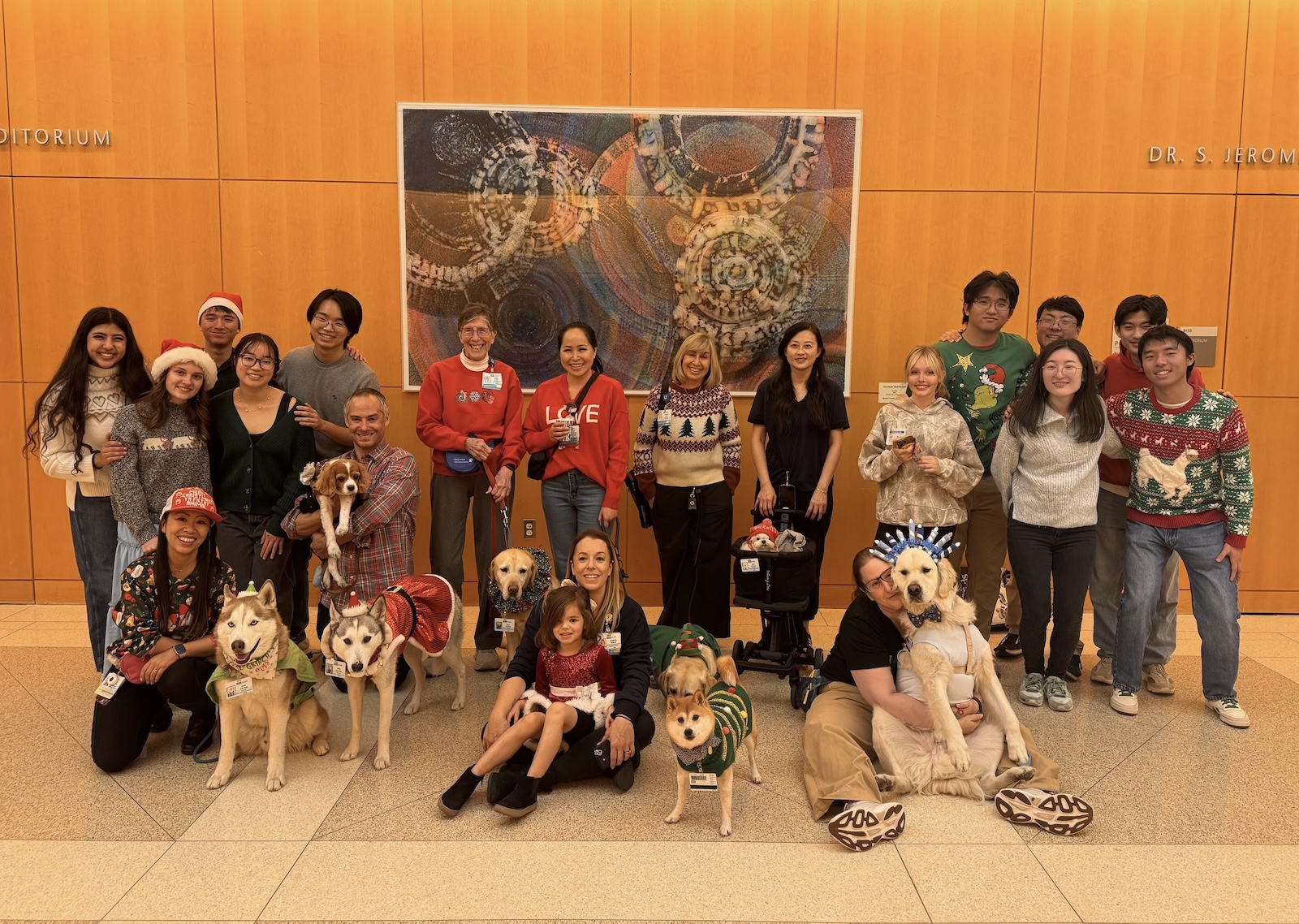 Medleys caroling with People-Animal Connection